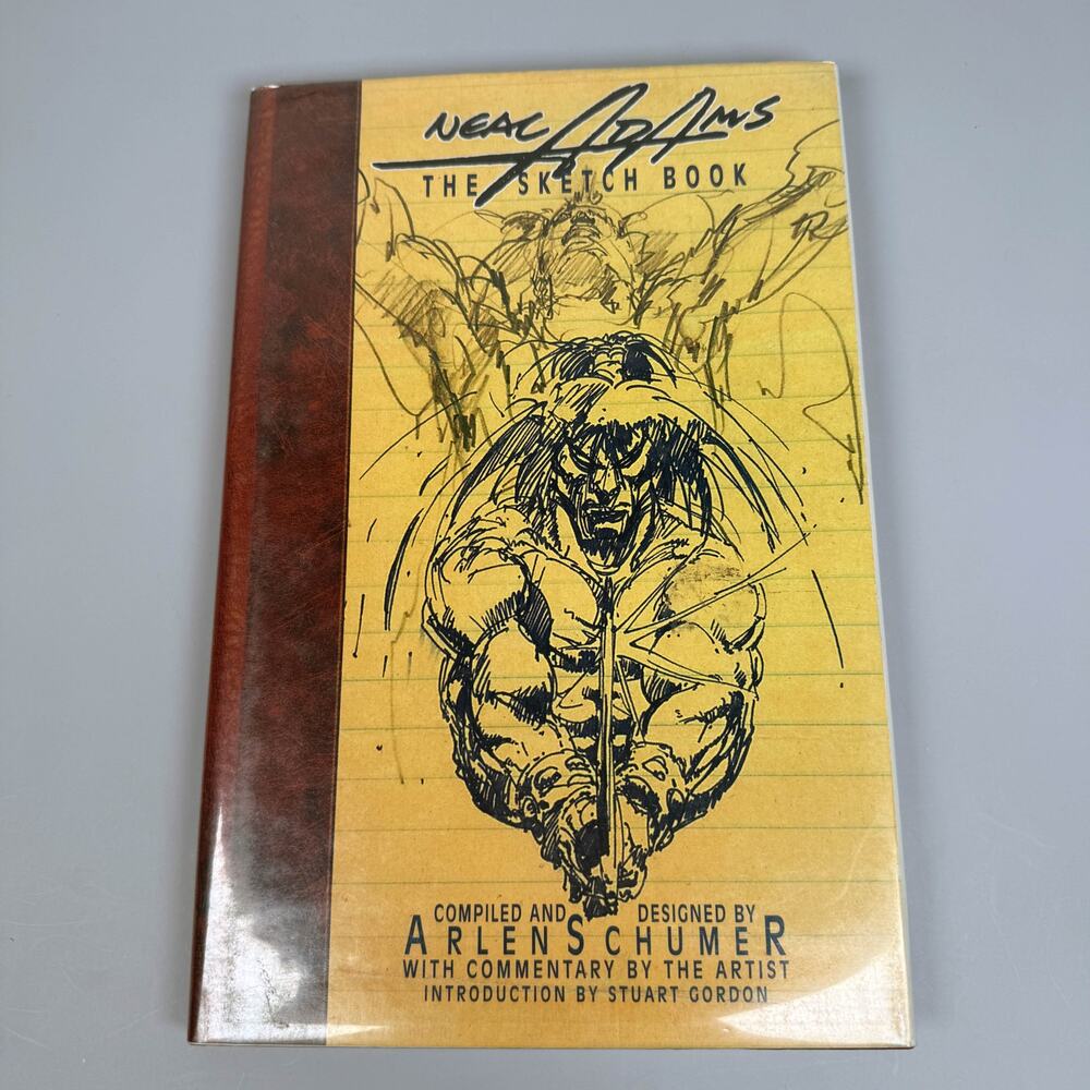 Neal Adams The Sketchbook 1999 Hardcover DJ Book Vanguard Limited Edition